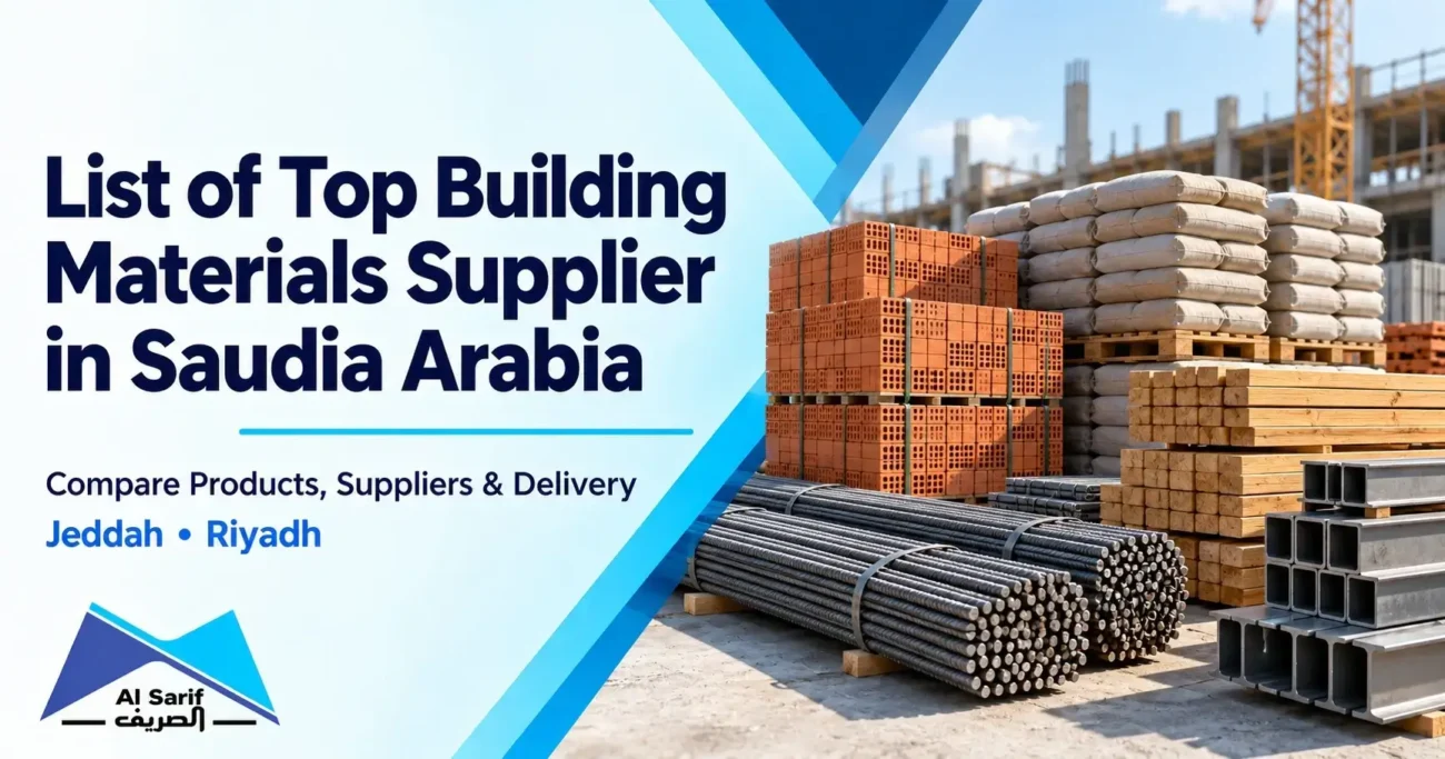 List of Top Building Materials Suppliers in Saudi Arabia